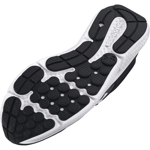 Under Armour Men's Charged Assert 10 Shoes, (001) Black/Black/White, 10