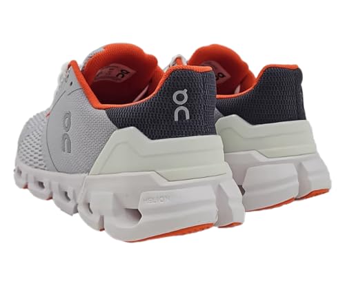 On Cloudflyer Mens Shoes Size 9.5, Color: Glacier/Flame-Off-White