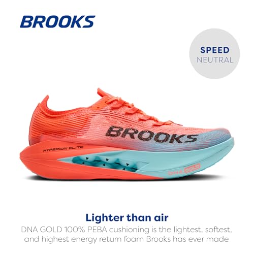 Brooks Women Hyperion Elite 5 Pink Clay/Atomizer Blue 9.5 Medium