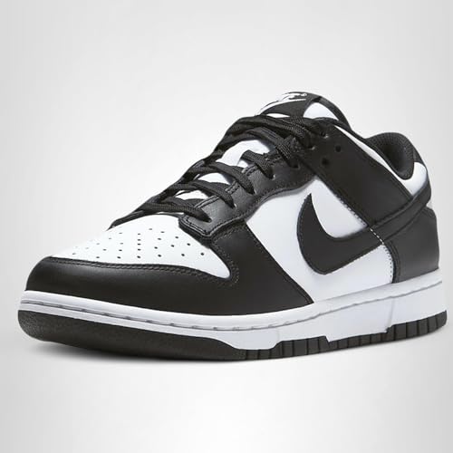 Nike Dunk Low Retro Mens Trainers DD1391 Sneakers Shoes (UK 9.5 US 10.5 EU 44.5, White Black White 100)