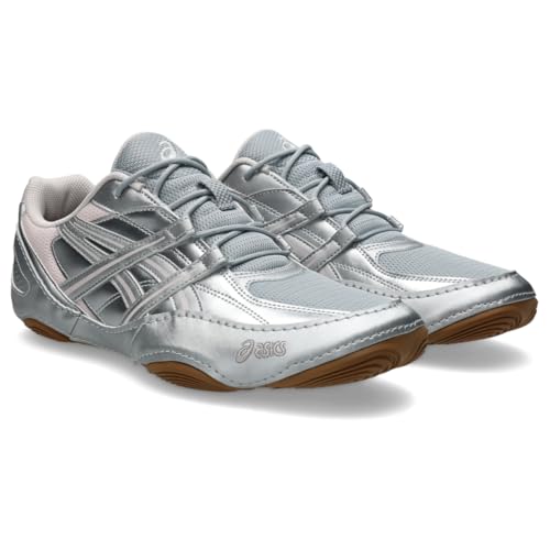 ASICS Unisex HYPERSYNC Sportstyle Shoes, 14M / 15.5W, Piedmont Grey/Pink Cloud