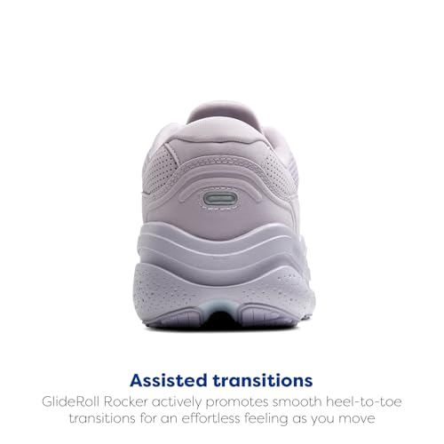 Brooks Women’s Ghost Max Suede/Leather Neutral Running & Walking Shoe - Lilac/Lavender - 8.5 Medium