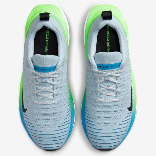 Nike InfinityRN 4 Men's Road Running Shoes (DR2665-402, Light Armory Blue/Star Blue/Court Blue/Black) Size 9