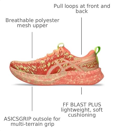 ASICS Women's Noosa TRI 16 Running, 5, Orange Glow/Flash RED