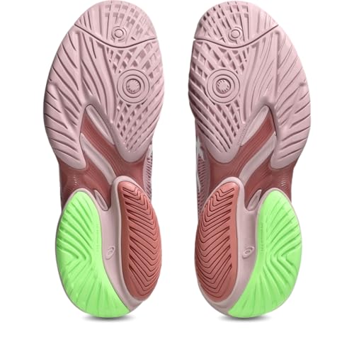 ASICS Women's Court FlyteFoam 3 Tennis Shoes, 8, MORGANITE/White