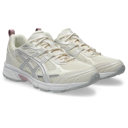 ASICS Unisex Gel-NUNOBIKI Sportstyle Shoes, 8M / 9.5W, Cream/Pure Silver