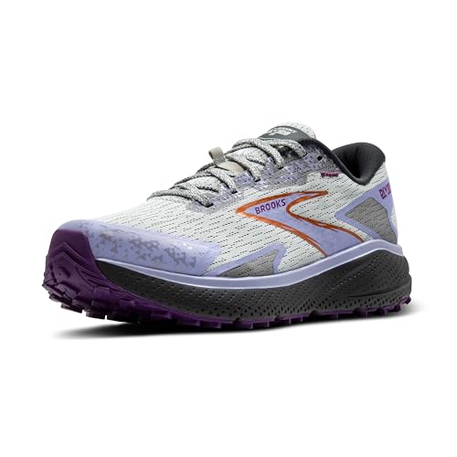 Brooks Women’s Divide 5 Trail Running Shoe - Mercury/Ebony/Sweet Lavender - 6 Medium