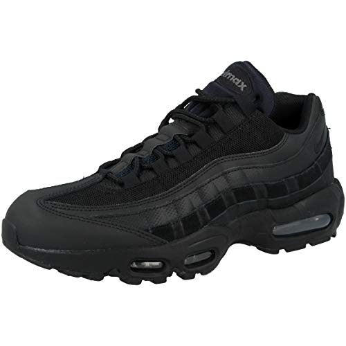Nike Air Max 95 Essential, Men's Running Shoes, Black Black Dk Grey, 45.5 EU