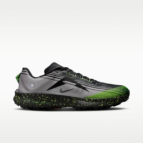 Nike Kiger 10 Trail Running Shoes (Black/Volt Ice/Tattoo/Phantom) Size 11