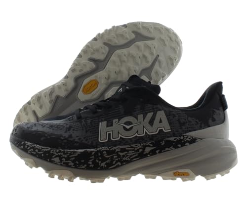 Hoka Men's Speedgoat 6 Black/Stardust 10 Medium