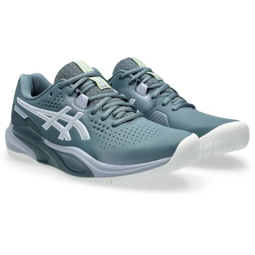 ASICS Men's Gel-Challenger 15 Tennis Shoes, 10.5, IRONCLAD/Grey Blue