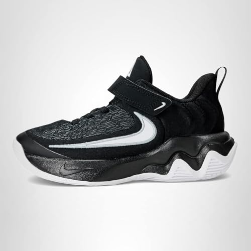 Nike Little Kid's Giannis Immortality 4 Basketball Shoe, Black/White-Wolf Grey, 2Y