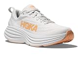 Hoka Women's Bondi 8 White/Cantaloupe 8.5 Medium