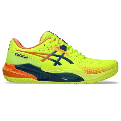 ASICS Men's Gel-Challenger 15 Padel L.e.Trainers, Safety Yellow Twilight Blue, 9.5 US