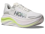 Hoka Women's Skyward X 2 Sneaker, White/Neon Yuzu, 9