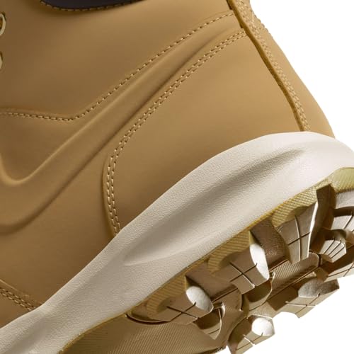 NIKE Men's Manoa Leather Boot, Haystack/Haystack/Velvet Brown, 8 D(M) US