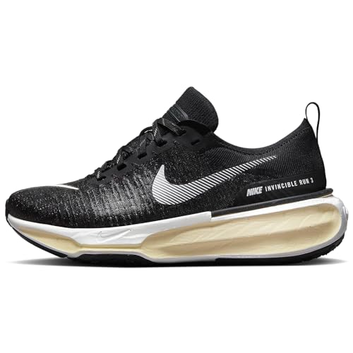 Nike Invincible 3 Women's Road Running Shoes (Extra Wide) (FN7997-001, Black/Coconut Milk/Bright Crimson/White) Size 8