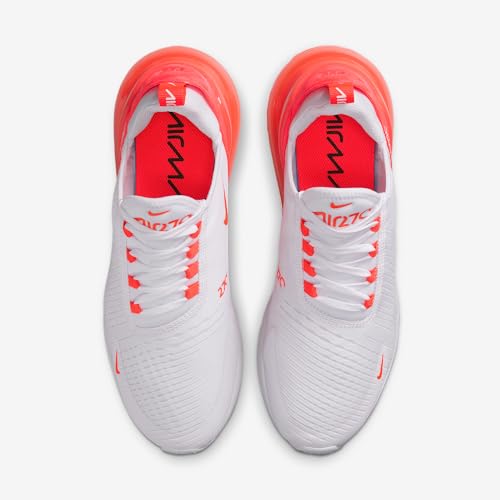 Nike Air Max 270 Women's Shoes (White/White/Bright Crimson) Size 5.5