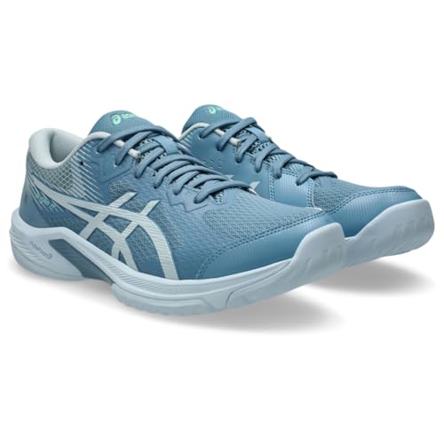 ASICS Men's Beyond FlyteFoam Volleyball Shoes, 10.5, SABA Blue/Cool Grey