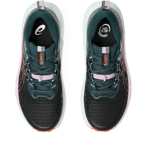 ASICS Women's Gel-Trabuco 13 Running Shoe, 8.5, Black/NOVA Orange