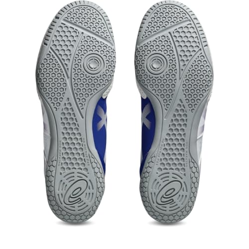 ASICS Men's MATCONTROL 3 Wrestling Shoes, 9.5, White/Dark Cobalt