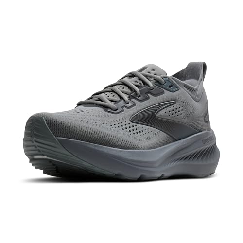 Brooks Men’s Glycerin 23 Neutral Running Shoe - Grey/Blackened Pearl/Black - 13 X-Wide
