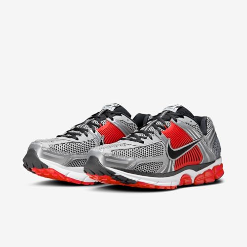 Nike Zoom Vomero 5 Men's Shoes (FJ4151-005, Metallic Silver/Flat Silver/Light Crimson/Black) Size 9