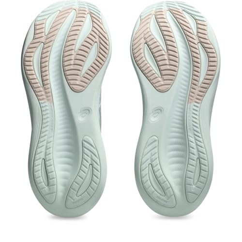 ASICS Men's Gel-Nimbus 27 Running Shoes, 11.5, Pure Aqua/White