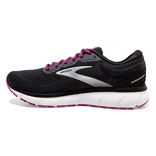 Brooks Women's Trace Neutral Running Shoe - Ebony/Black/Wood Violet - 5