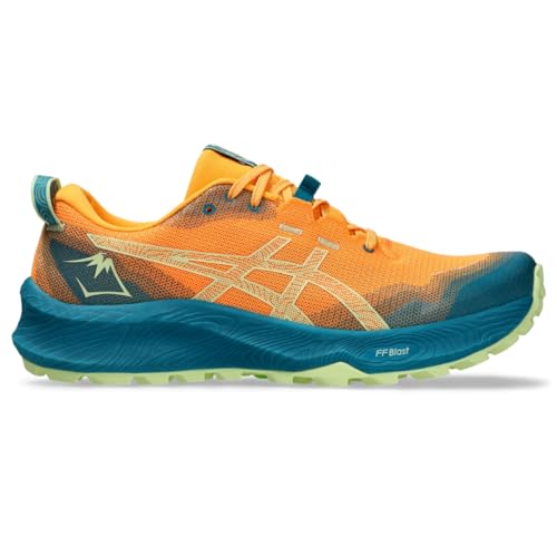 ASICS Men's Gel-Trabuco 12 Running Shoes, 7, Stadium Orange/Cool Matcha