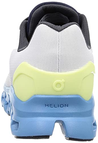 ON Mens Cloudstratus Synthetic Textile Trainers (Frost/Niagra, us_Footwear_Size_System, Adult, Men, Numeric, Medium, Numeric_10_Point_5)