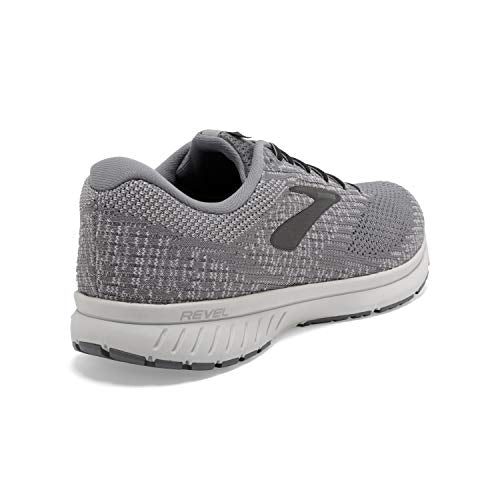 Brooks Mens Revel 3 Running Shoe - Quiet Shade/Opal Grey/Black - D - 8.0
