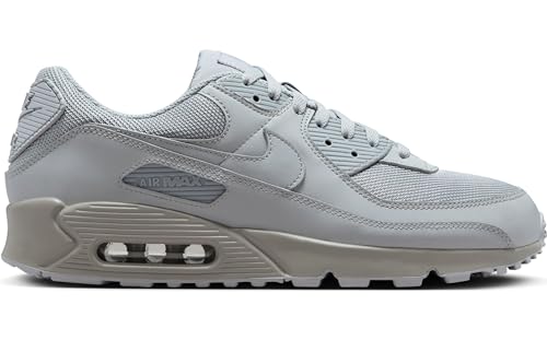 Nike Air Max 90, Men's Running Shoes, Wolf Grey Wolf Grey Wolf Grey Black, 11 US