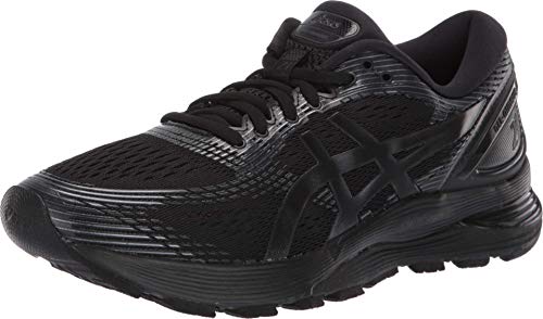 ASICS Gel-Nimbus 21 Men's Running Shoe, Black/Black, 10 D US