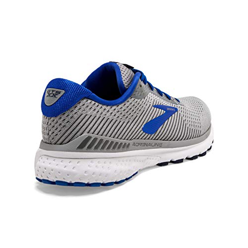 Brooks Mens Adrenaline GTS 20 Running Shoe - Grey/Blue/Navy - D - 11.0