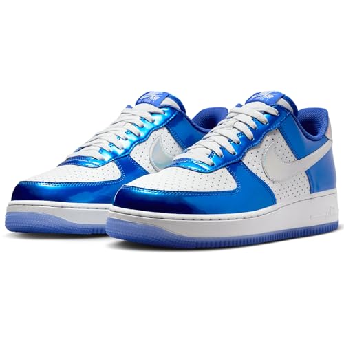 Nike Air Force 1 '07 LV8 Men's Shoes (HV5751-435, Light Photo Blue/Photon Dust/Racer Blue/Multi-Color) Size 11