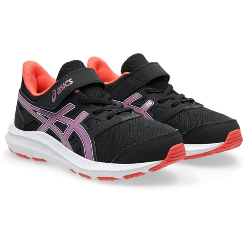 ASICS Kid's JOLT 4 Pre School Running Shoes, 1, Black/UBE