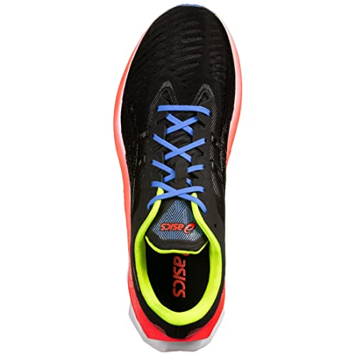 ASICS Novablast Mens Sport Running Shoes Lace Fastening Black/Black 13 US