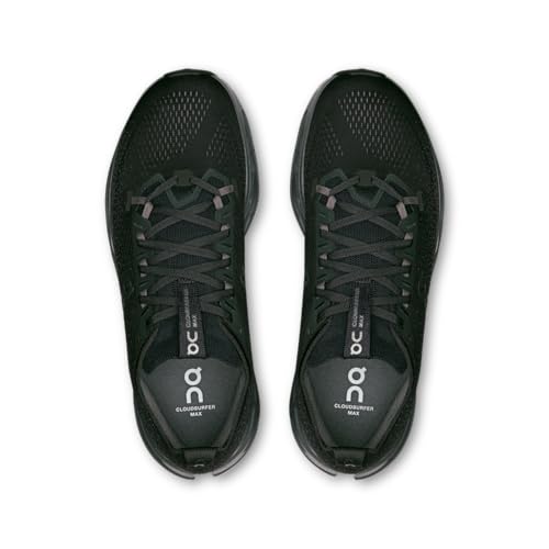 On Mens Cloudsurfer Max Black/Eclipse 10.5 M