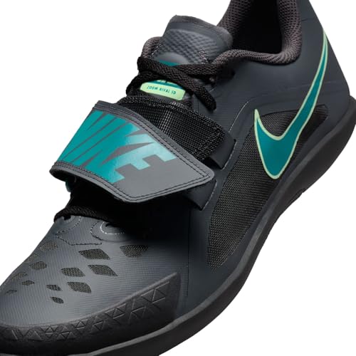 Nike Zoom Rival SD 2 Track & Field Throwing Shoes (FZ9665-001, Black/Electric Algae/Bright Spruce/Volt) Size 7
