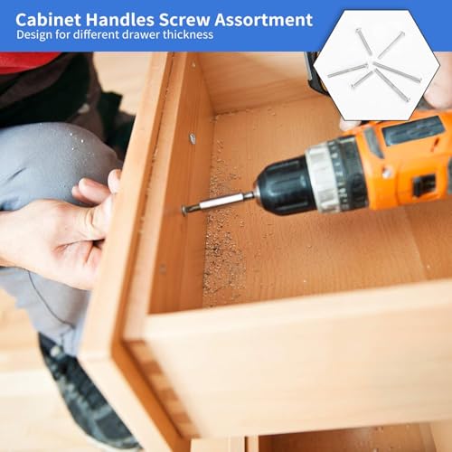 WELLOCKS M4 Cabinet Pull Screws, 25 to 50mm 100 PCS