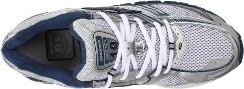 Brooks Men's Addiction 10 Running Shoe,Dark Denim/Primer Grey/Silver/White,7 B US