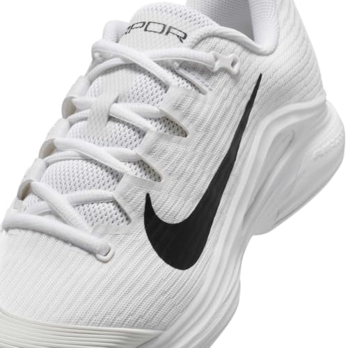 Nike Vapor 12 Women's Hard Court Tennis Shoes (FV5554-100, White/Summit White/Black) Size 8.5