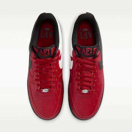 Nike Air Force 1 '07 LV8 Men's Shoes (Gym Red/Summit White/Black) Size 9.5