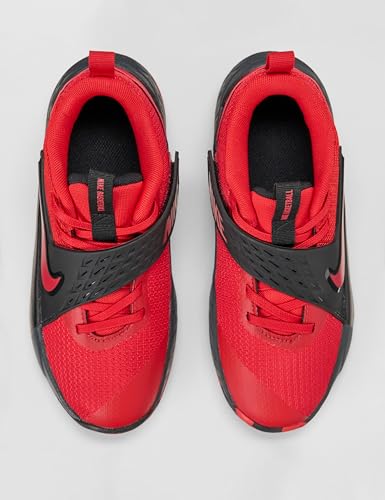 Nike Big Kid's Team Hustle D Basketball Shoes, University Red/University Red-Black, 6Y
