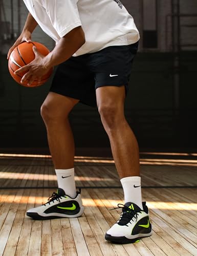 Nike Men's Giannis Immortality 5, White/Volt-Black, 12