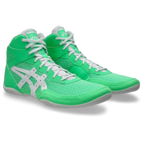 ASICS Men's Matflex 7 Wrestling Shoes, 12, NEW Leaf/White