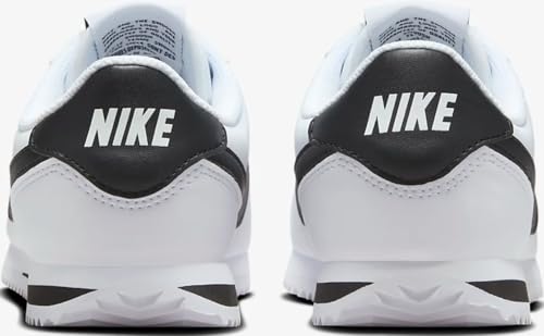 Nike Cortez Big Kids' Shoes (DM0950-108, White/Black) Size 7