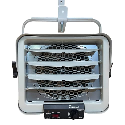 Dr. Infrared Heater DR-966 240-Volt Hardwired Shop Garage Commercial Heater, 3000 Watt / 6000 Watt