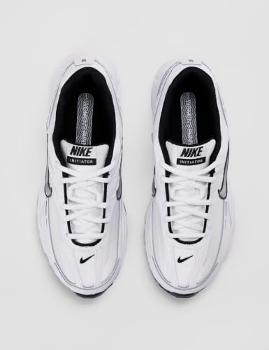 Nike Women's Initiator Shoes, White/Metallic Silver-White-Black, 8